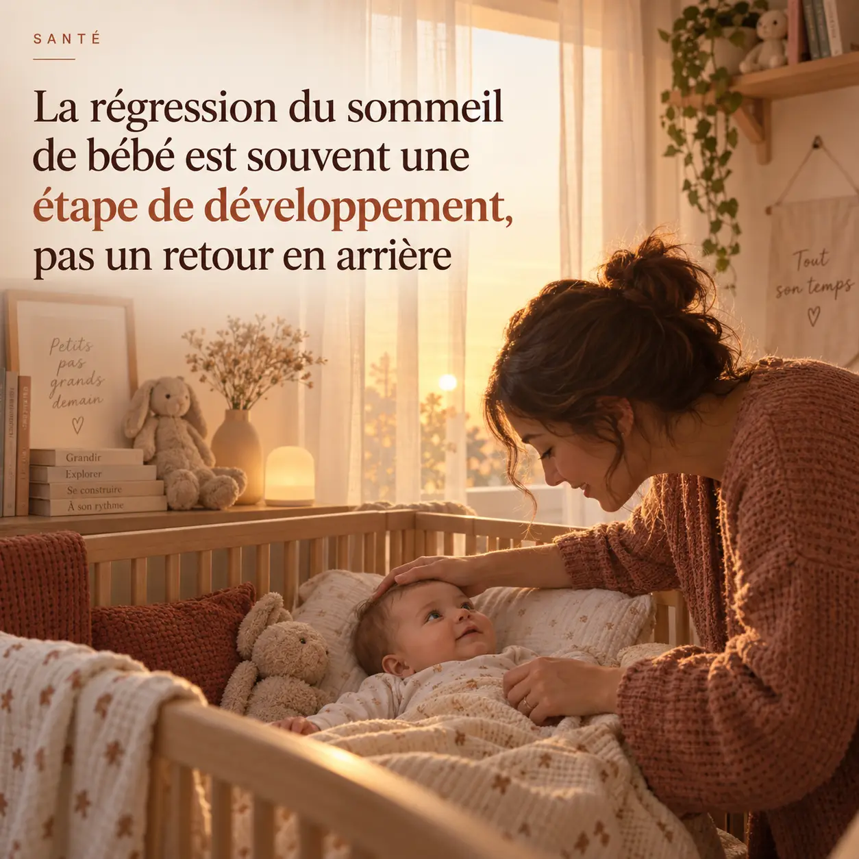 La régression du sommeil de bébé est souvent une étape de développement, pas un retour en arrière