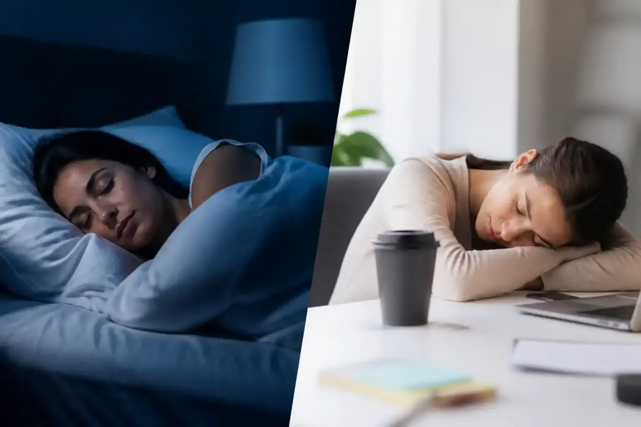 Illustration abstraite représentant les cycles du sommeil profond