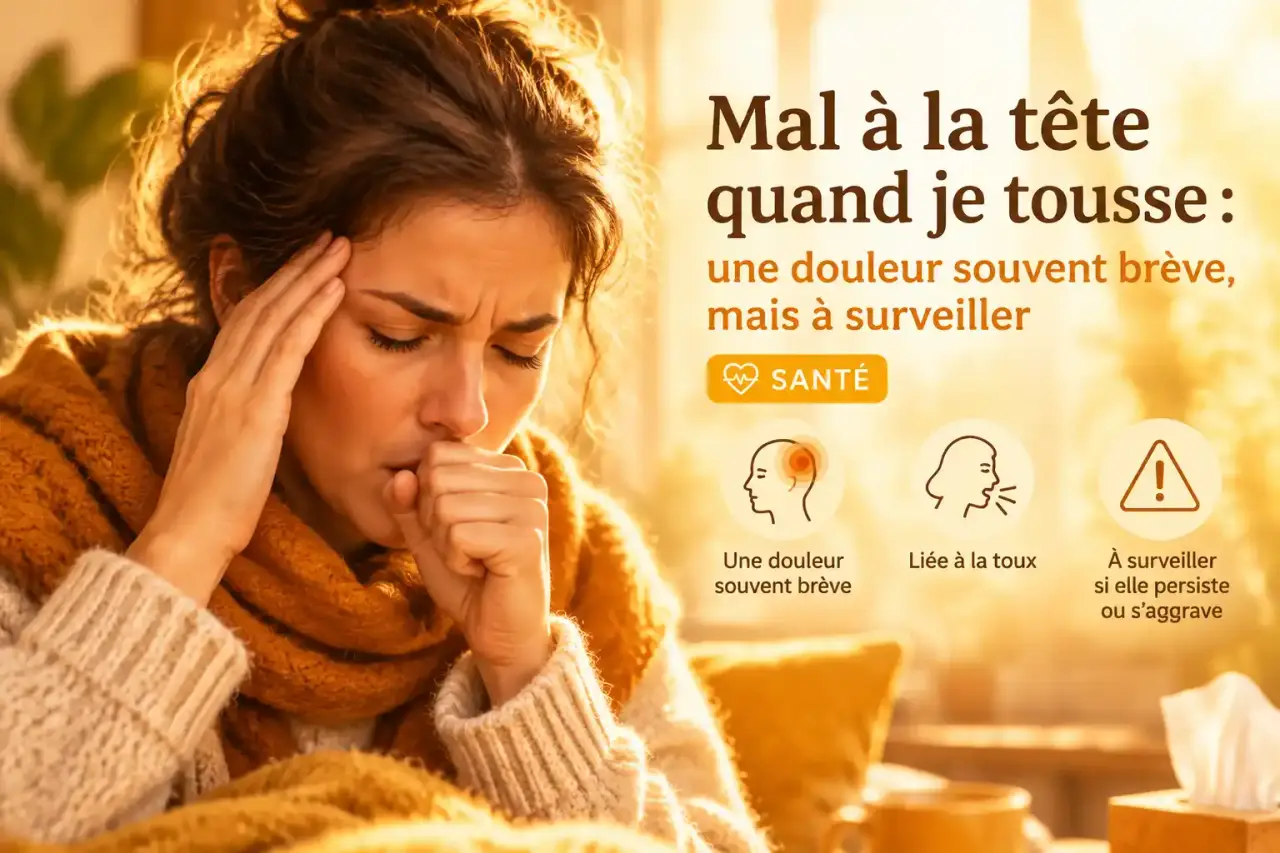 Mal à la tête quand je tousse : une douleur souvent brève, mais à surveiller